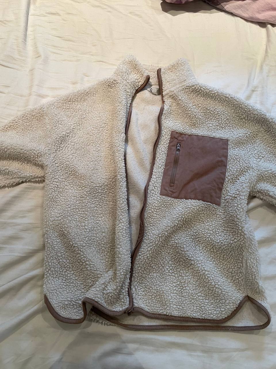 Уютная куртка-тедди со вставками Cosy Fleece